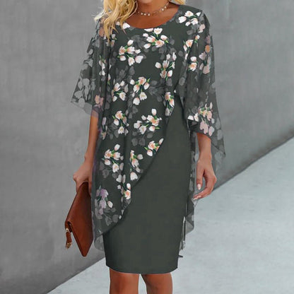 👗 NYNÍ SLEVA 50 %!🌸 Elegantní květinová dvoudílná sada – halenka a šaty – šik boho letní outfit ✨