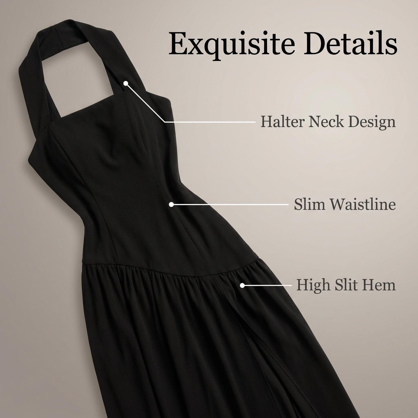 👗 Elegantní dlouhé šaty s rozparkem – dokonalý look pro zvláštní příležitosti! ✨