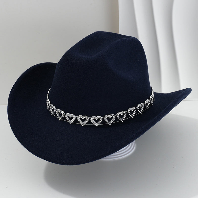 🤠 Kovbojský klobouk se srdíčky – western chic styl!