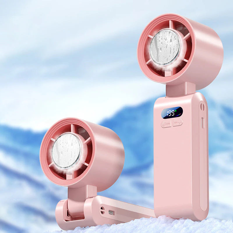❄️SLEVA 49 %!💨 Přenosný ventilátor s rozprašováním vody – 3 rychlosti, chlazení rozprašováním – Platba při dodání ⚡✅