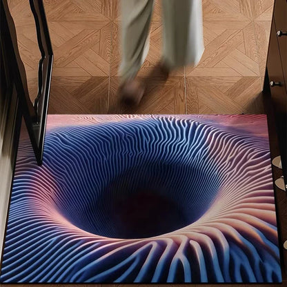 3D stereoskopická podlahová rohož z křišťálového sametu
