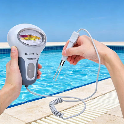 🔬💧 Měřič pH a chlóru Cl₂ – 50 % SLEVA! Přesné měření pH a chlóru v bazénu – snadné, rychlé a spolehlivé. 🔥🏊