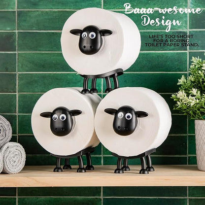🐑 Roztomilý držák na toaletní papír ve tvaru ovečky – šarm do koupelny! 🛁