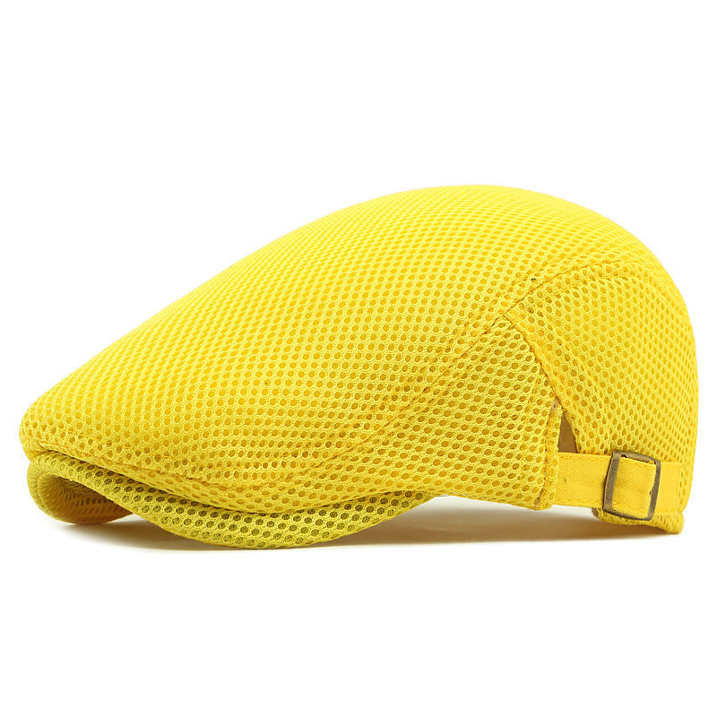 🧢✨ Prodyšná plochá čepice s nastavitelným páskem – chladno a styl v létě