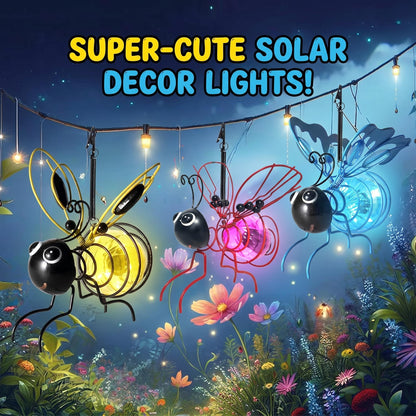 🐝Závěsná solární lampa ve tvaru včely pro venkovní použití