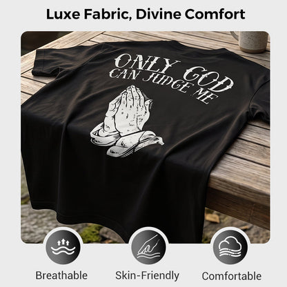 👕 Pánské tričko s motivem Modlících se rukou – výrazný a stylový design 🖤