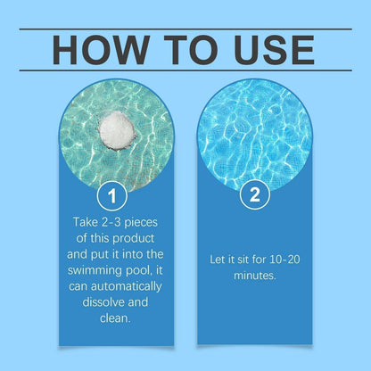 🏊‍♂️ Tablety na čištění bazénu pro křišťálově čistou vodu – nakapejte, rozpusťte, ponořte se! 🌊✨