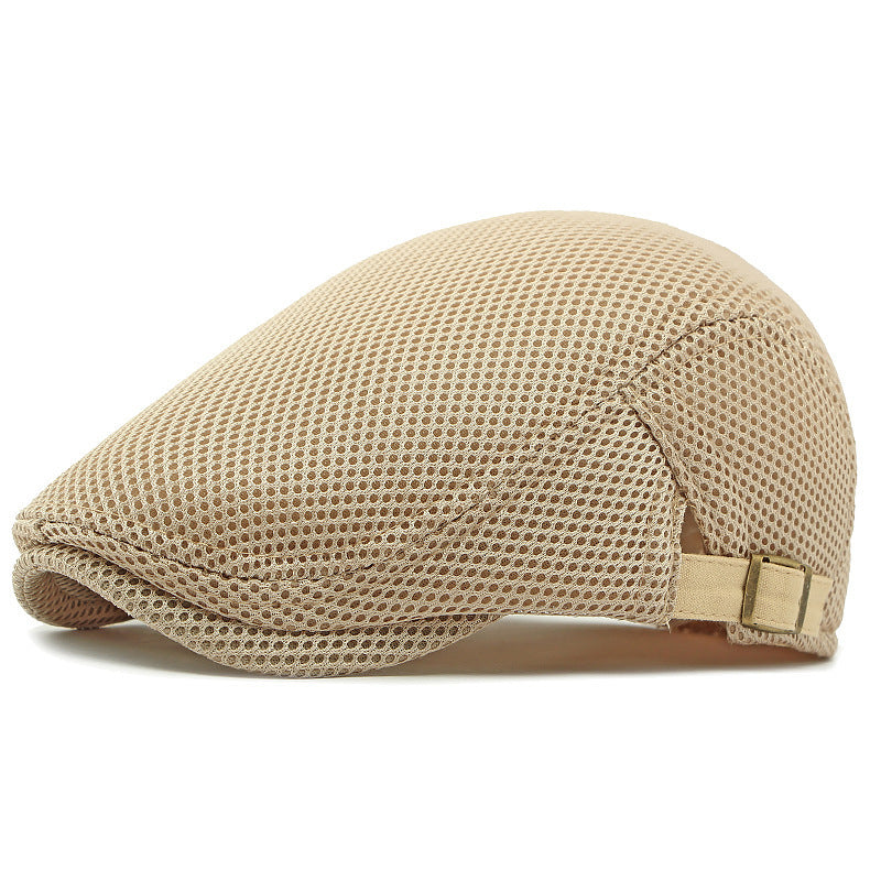 🧢✨ Prodyšná plochá čepice s nastavitelným páskem – chladno a styl v létě