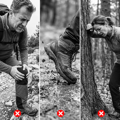 ⛰️Nastavitelná turistická hůl z hliníkové slitiny – odolná, tlumící nárazy, lehká 🌲