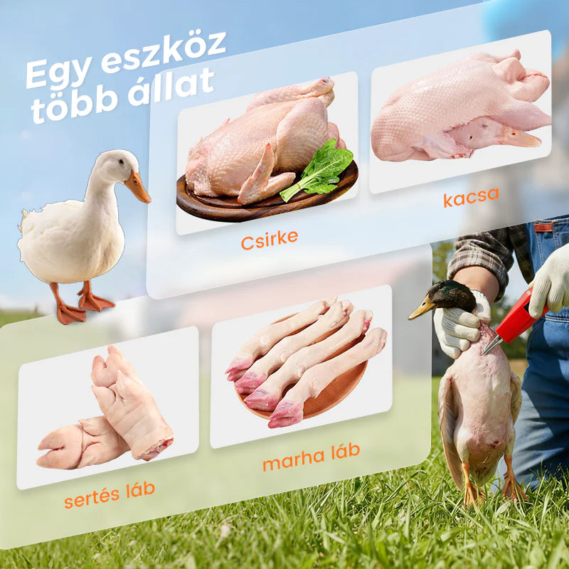 🔥🐓Elektrický stroj na oškubávání drůbeže – Snadné oškubávání, úspora času i energie!🦆