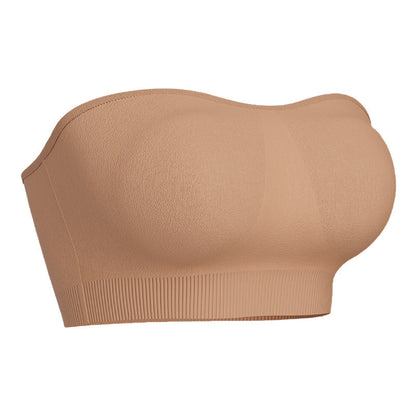 🌸 Bezdrátová bandeau podprsenka s odnímatelnými ramínky – maximální pohodlí! 🦋