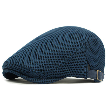 🧢✨ Prodyšná plochá čepice s nastavitelným páskem – chladno a styl v létě