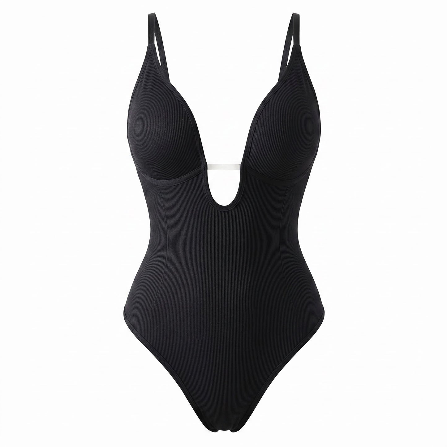 😍 Bezešvé Tvarovací Body s V Výstřihem – zploštění břicha & zvednutí zadku! 🌟