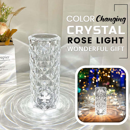 🌈Dotyková lampa Rose Crystal💡