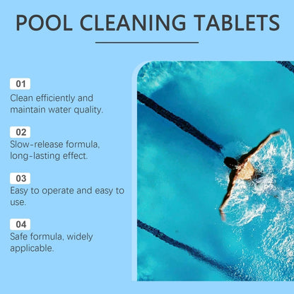 🏊‍♂️ Tablety na čištění bazénu pro křišťálově čistou vodu – nakapejte, rozpusťte, ponořte se! 🌊✨