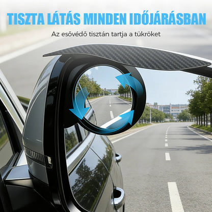 🚗 Nastavitelné zrcátko pro slepé úhly s integrovanou ochranou proti dešti pro bezpečnou jízdu