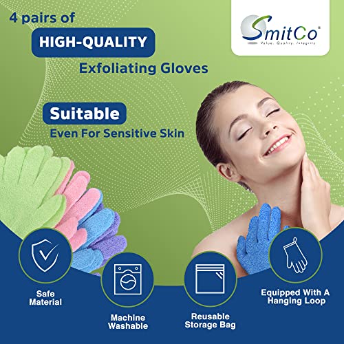 🔥Sada exfoliačních sprchových rukavic – hloubkově čistící tělový peeling, masážní rukavice pro péči o pokožku