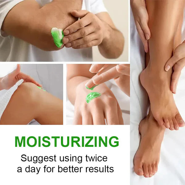 🦶 Zklidňující krém na nohy s aloe vera, tea tree a mátou – hydratace, chlad a úleva