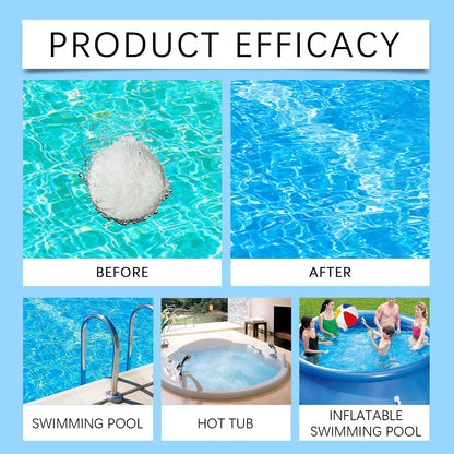 🏊‍♂️ Tablety na čištění bazénu pro křišťálově čistou vodu – nakapejte, rozpusťte, ponořte se! 🌊✨