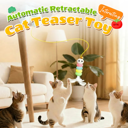 🐈Automatická zatahovací hračka pro kočky💡