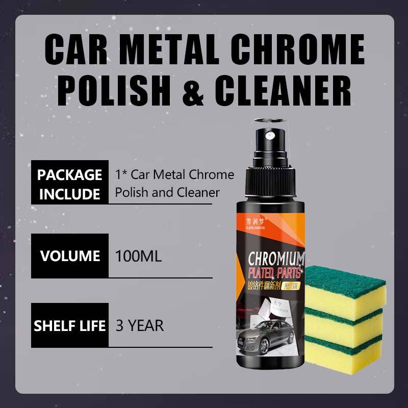 Přípravek na péči o auto pro kov a chrom – leštidlo a čisticí prostředek