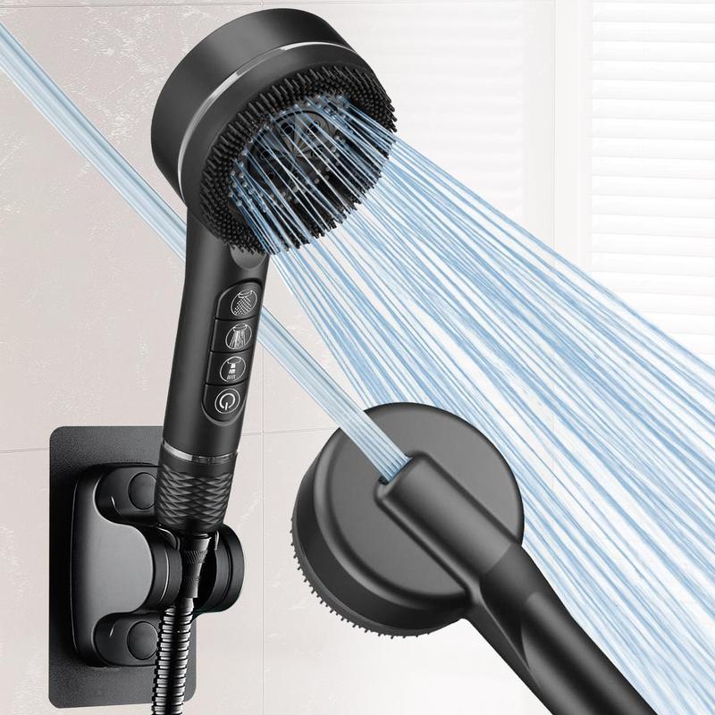 💦✨ 4-režimová sprchová hlavice s masáží a samočištěním – silný tlak