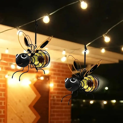 🐝Závěsná solární lampa ve tvaru včely pro venkovní použití