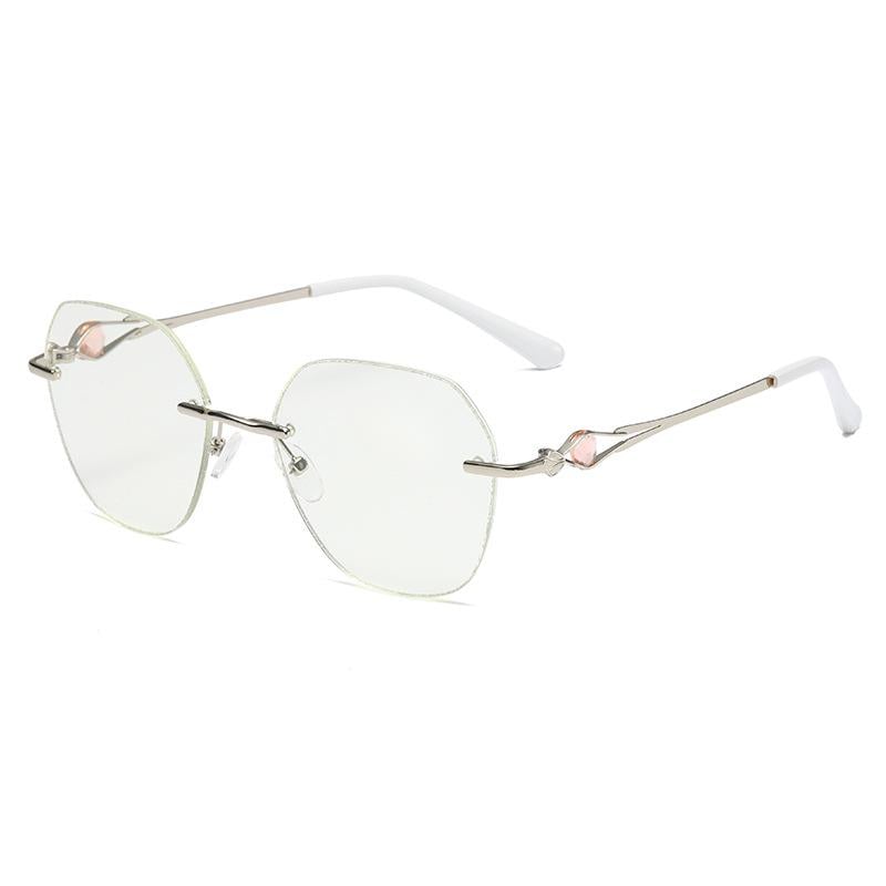 👓 Stylové bezrámové brýle s diamantovým leskem proti modrému světlu! ✨