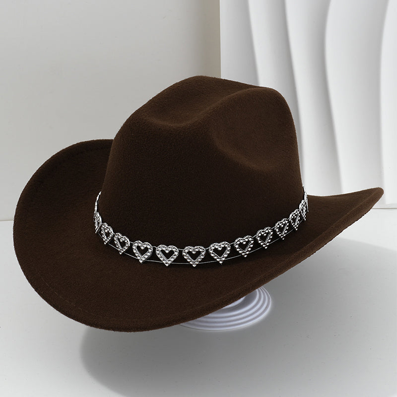 🤠 Kovbojský klobouk se srdíčky – western chic styl!