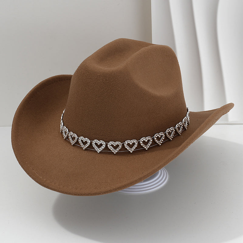 🤠 Kovbojský klobouk se srdíčky – western chic styl!