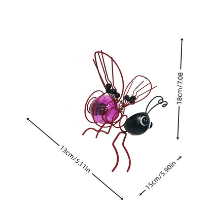 🐝Závěsná solární lampa ve tvaru včely pro venkovní použití