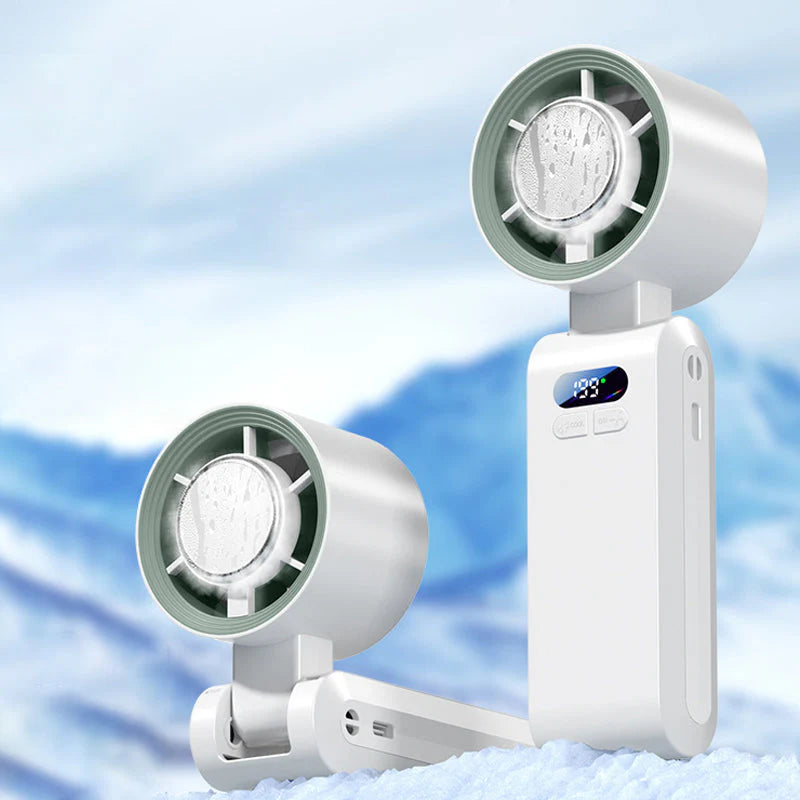 ❄️SLEVA 49 %!💨 Přenosný ventilátor s rozprašováním vody – 3 rychlosti, chlazení rozprašováním – Platba při dodání ⚡✅