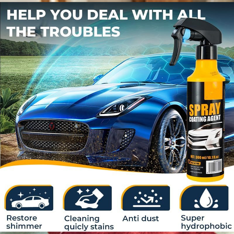 🌟 Nano-hydrofobní sprej na auto – odpuzuje vodu a nečistoty! 🚗