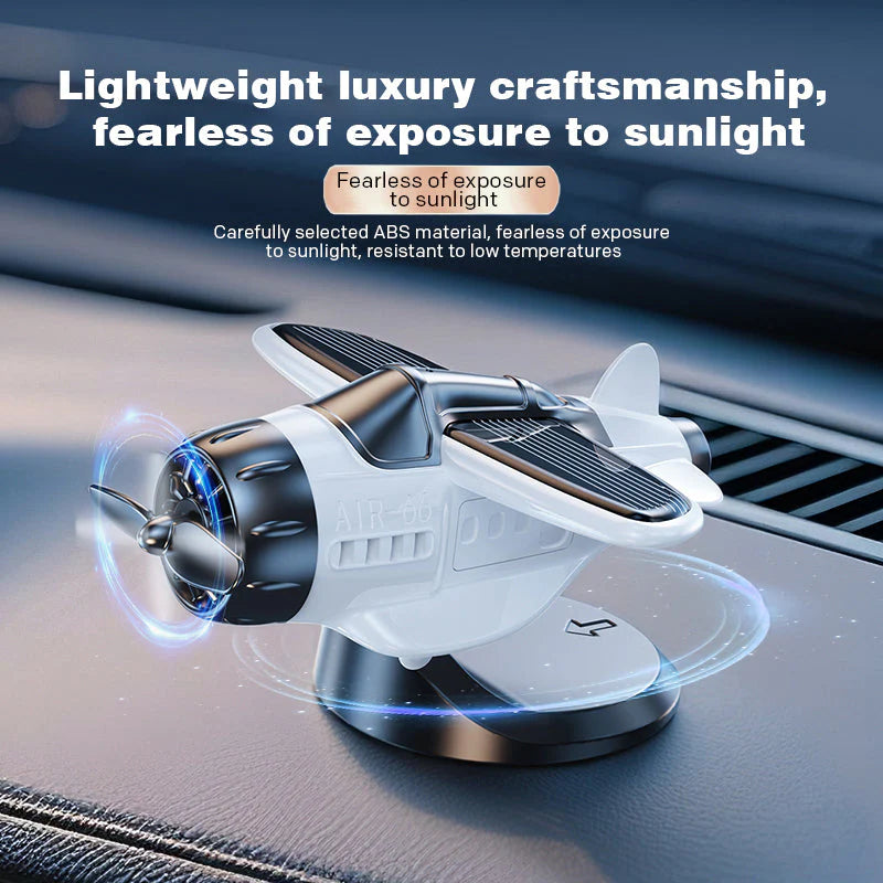 🛩️✨Autodekorace ve tvaru letadla napájené sluneční energií
