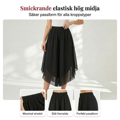 🌼 Šifonové kalhoty s širokými nohavicemi – letní styl!