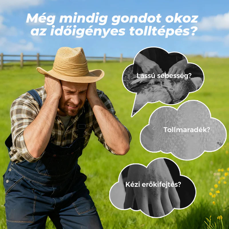 🔥🐓Elektrický stroj na oškubávání drůbeže – Snadné oškubávání, úspora času i energie!🦆