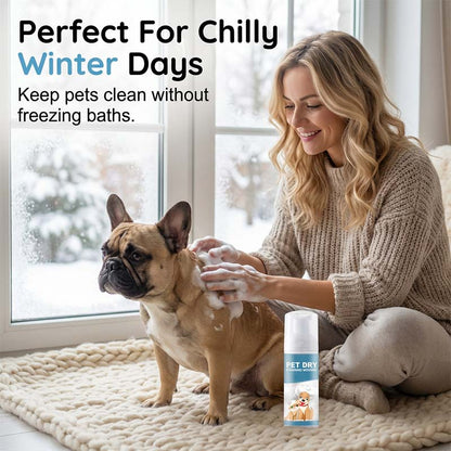 🐾✨ Bezvodá čisticí pěna pro psy a kočky – čistota bez vody a stresu!