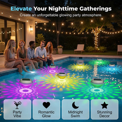 🏊‍♂️☀️ Plovoucí LED lampa do bazénu napájená solární energií 💡🌙✨