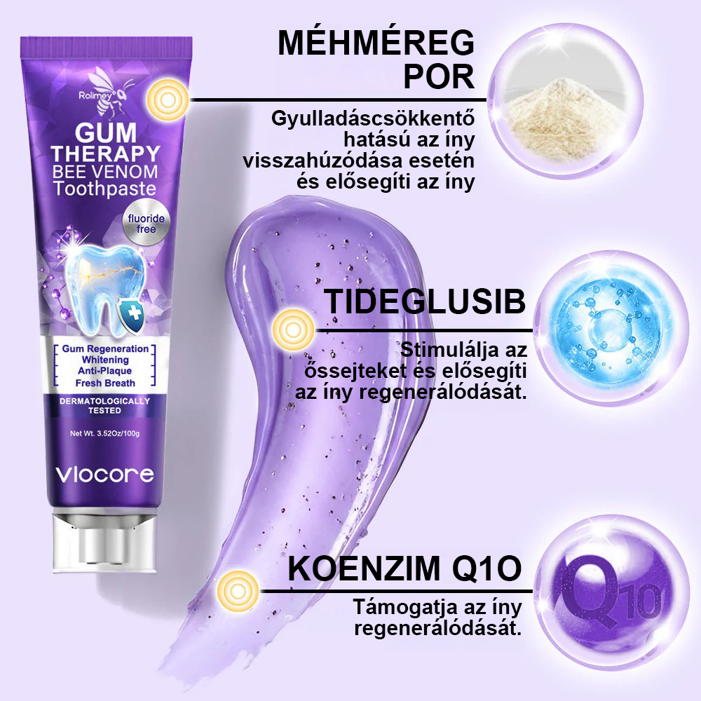 🌟Zubní pasta Rolimey® VioCore s včelím jedem