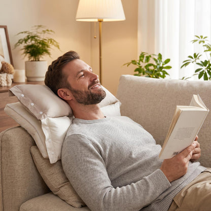 🧘 Polštář na krk – úleva od bolesti a relaxace!