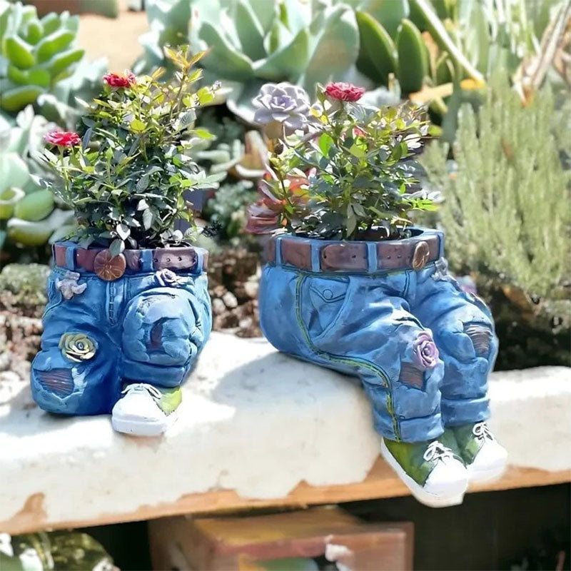 🌷Kreativní 3D květináč ve tvaru džín