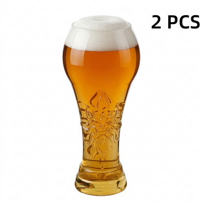 Velký pivní půllitr zdobený uměleckým reliéfem